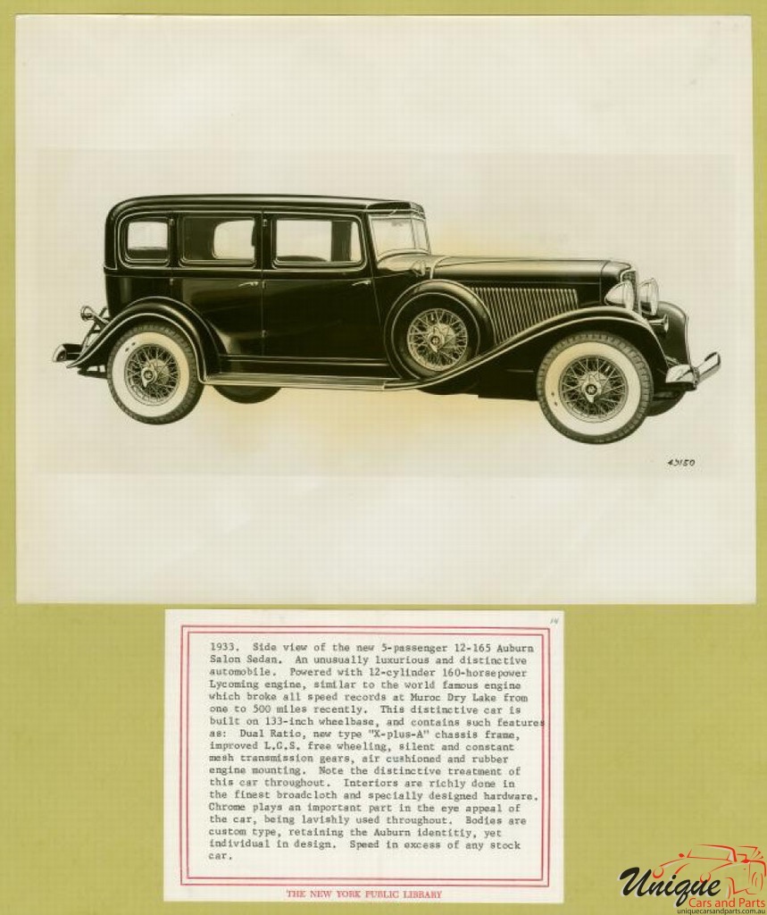 1933 Auburn Press Release Page 3